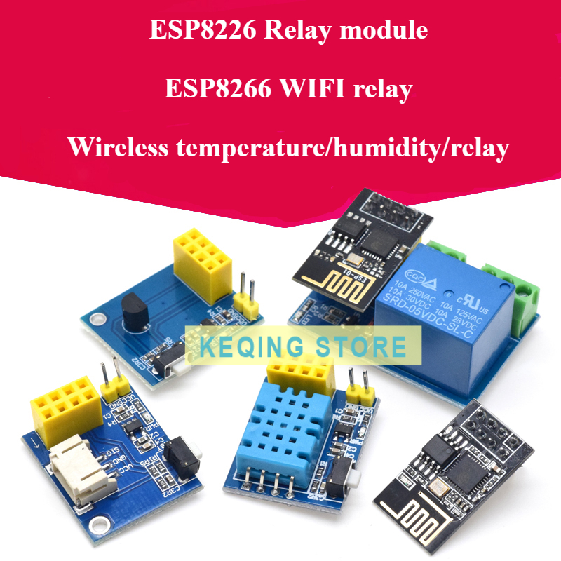 Esp8266 Relay Module - ESP8266 ESP-01S relai modul WIFI soket