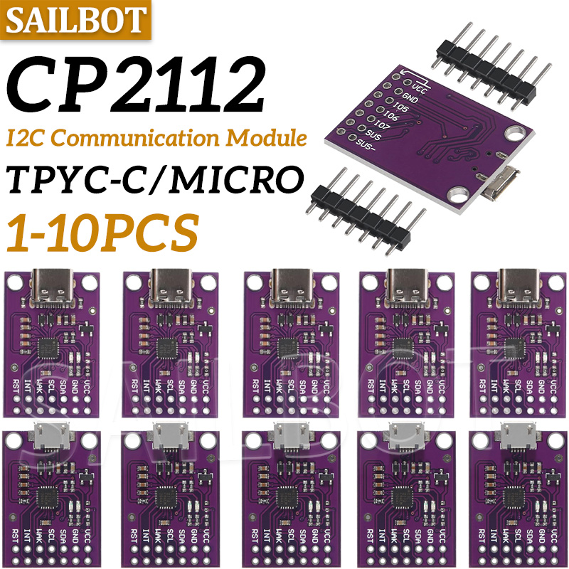 Sensor Kit Arduino - CP2112 Papan Debug USB Ke SMBus