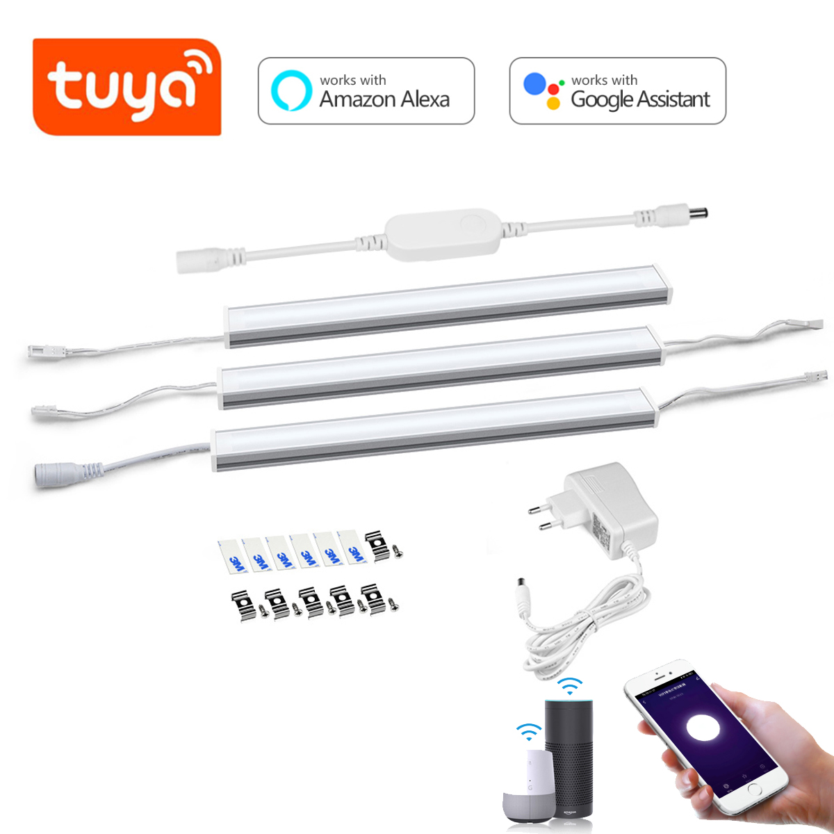 Smart Light Switch Wifi - Kit Lampu LED Aluminium Smart Tuya