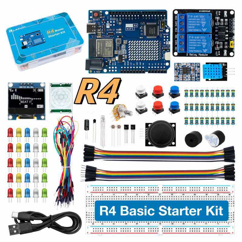 Microcontroller Kit - Kit Pemula Pengembangan UNO R4 yang