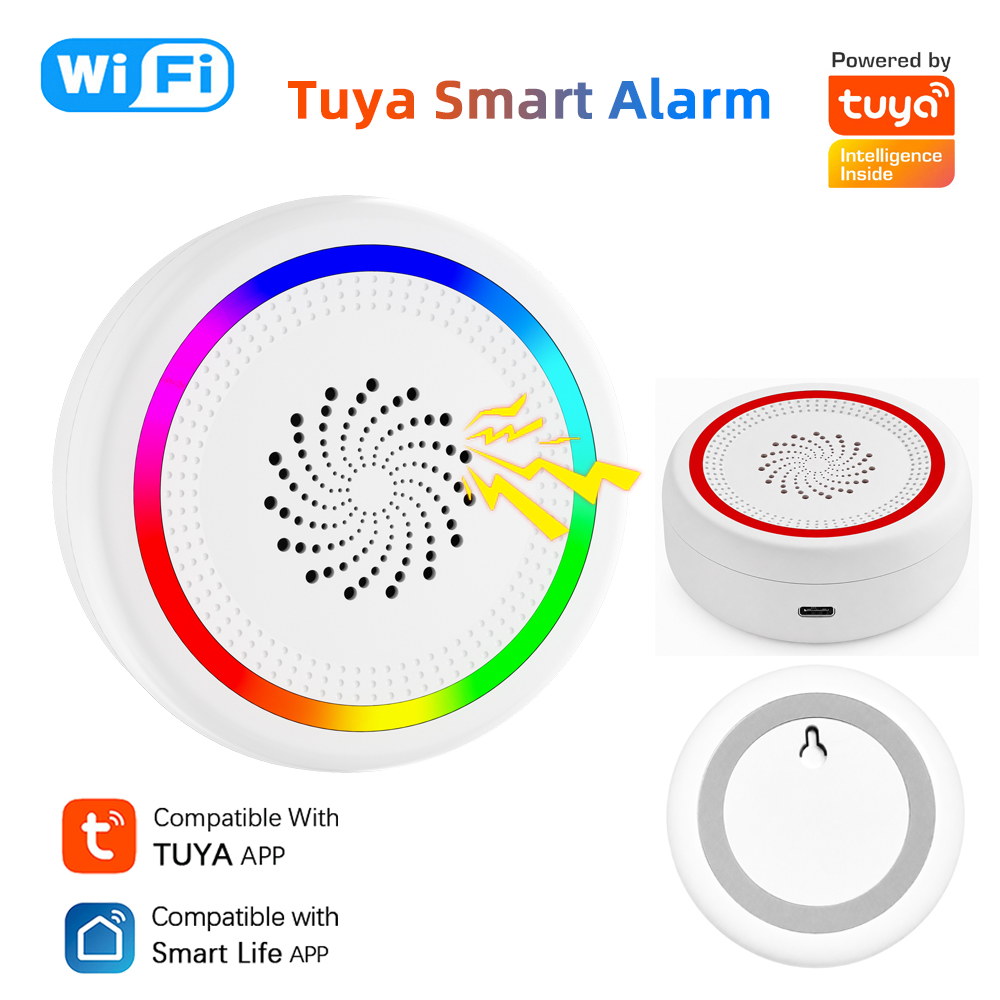 Smart Light Switch Wifi - Sirene WiFi Tuya, Alarm Suara dan