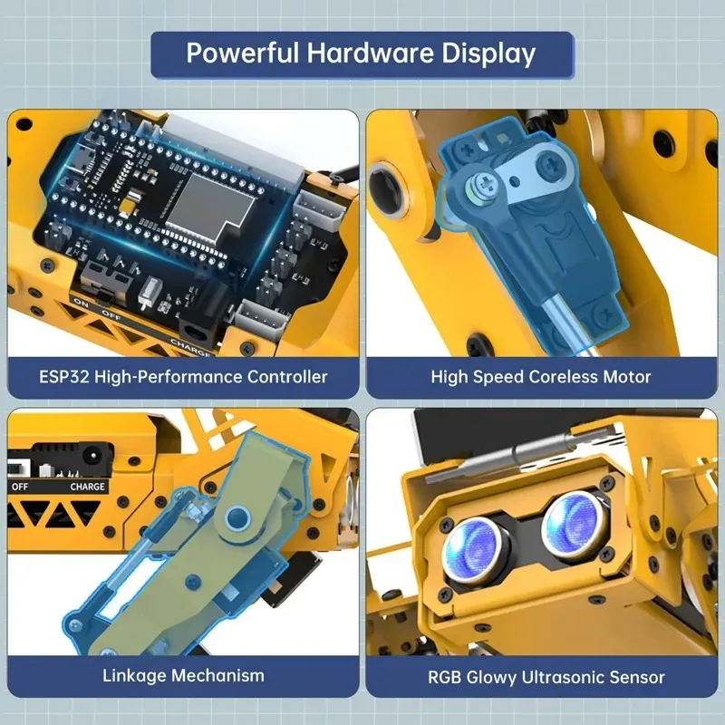 Sensor Kit Arduino - Hiwonder MechDog, Robot Anjing AI, ESP32,