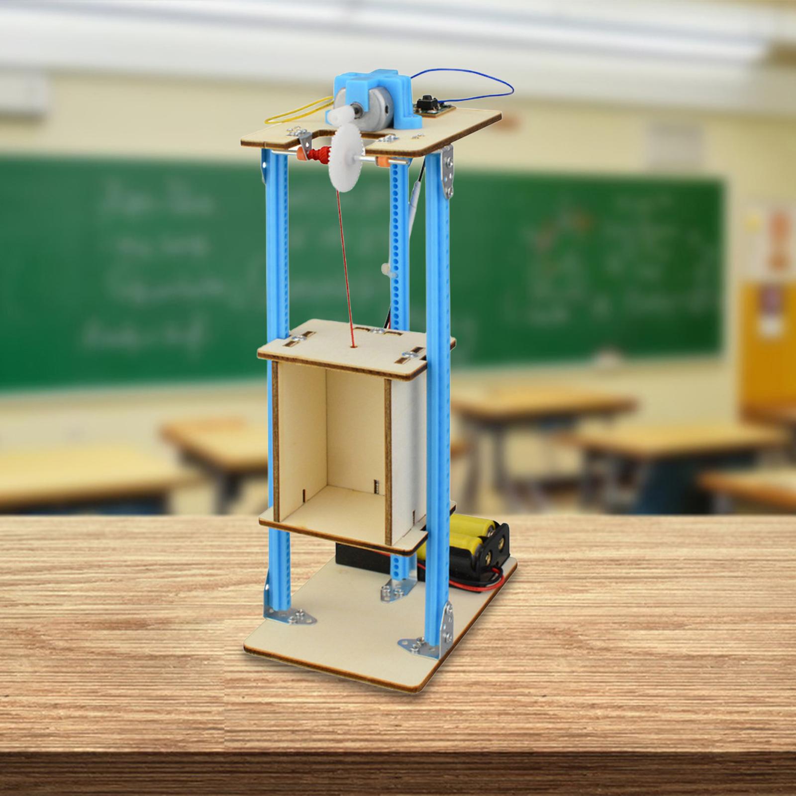 Kit Model Mainan Lift Kayu DIY - Stem Robotics Kit ulasan dan harga