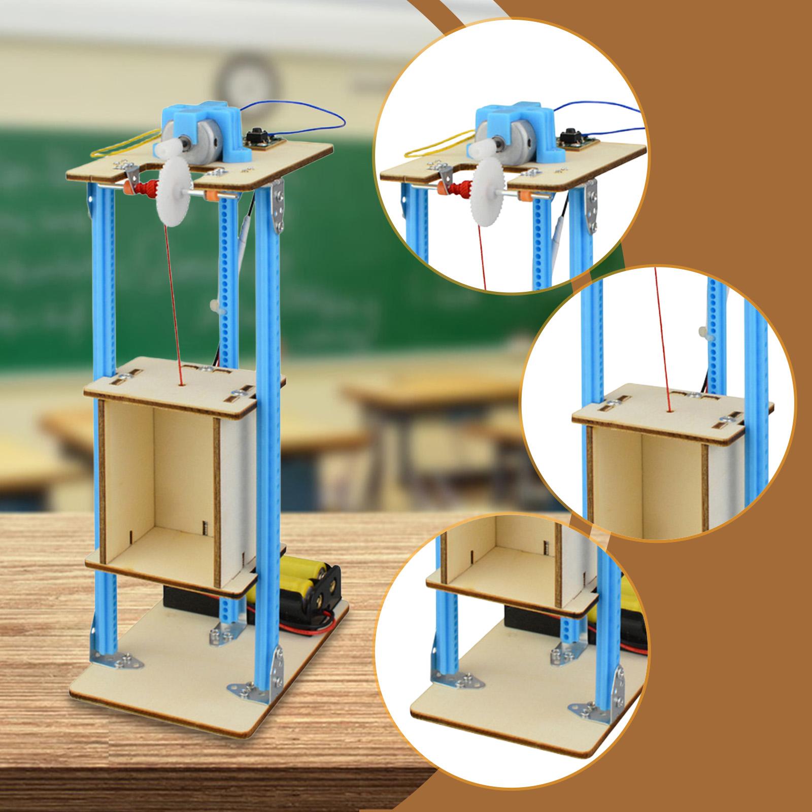 Kit Model Mainan Lift Kayu DIY - Stem Robotics Kit ulasan dan harga