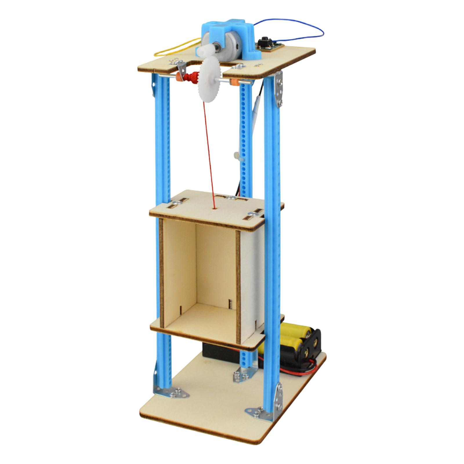 Kit Model Mainan Lift Kayu DIY - Stem Robotics Kit ulasan dan harga
