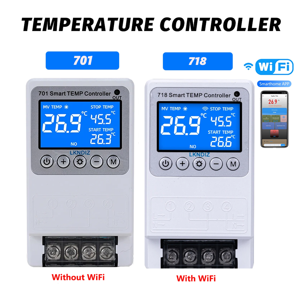 Pengendali suhu WIFI pintar, p - Wifi Thermostat ulasan dan harga