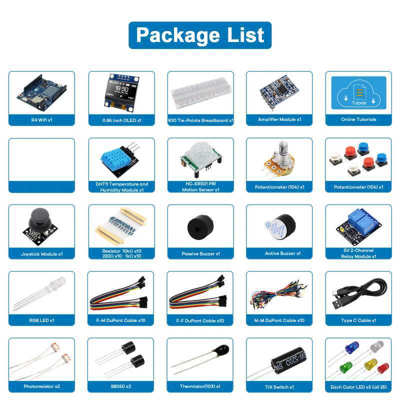 Kit Pemula Pengembangan UNO R4 - Microcontroller Kit ulasan dan harga