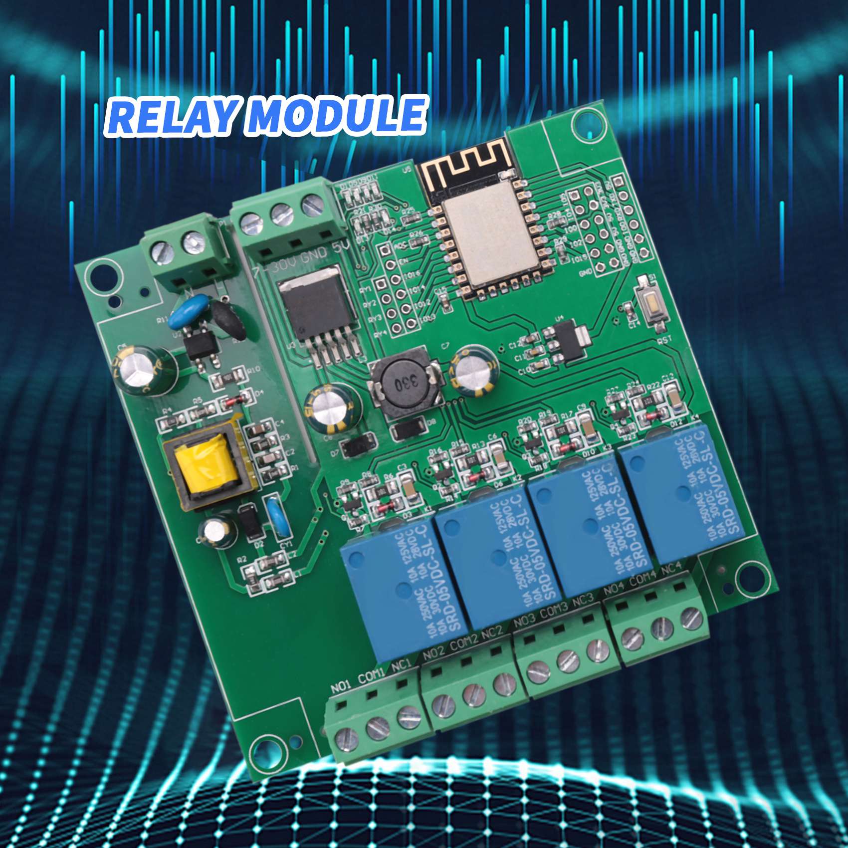SCLS ESP8266 Modul Relai 4 Sal - Esp8266 Relay Module ulasan dan harga