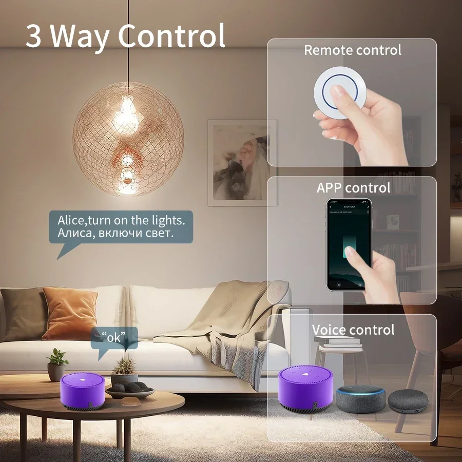 Tuya Wifi Smart Switch RF 433M - Smart Light Switch Wifi ulasan dan harga
