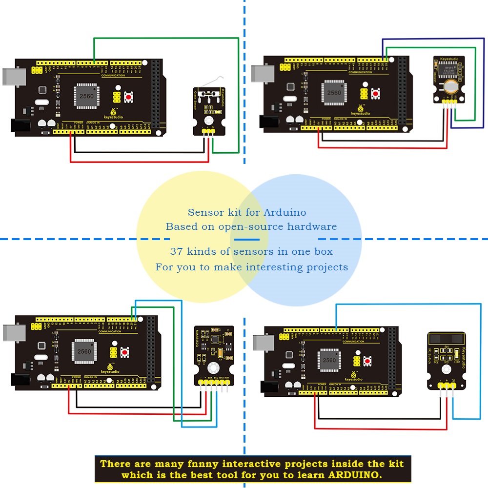 Keyestudio Kit Starter Sensor  - Esp32 Smart Home Kit ulasan dan harga